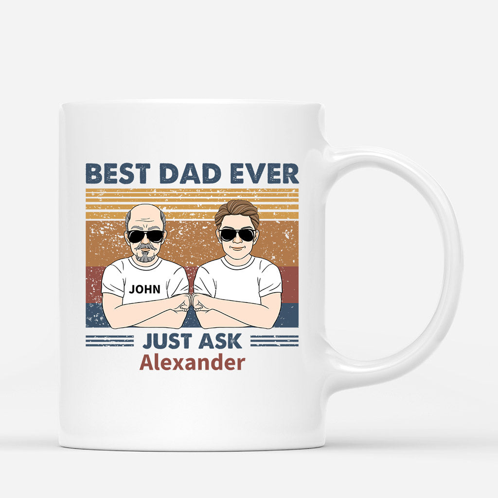 Personalized Best Dad Ever Mugs