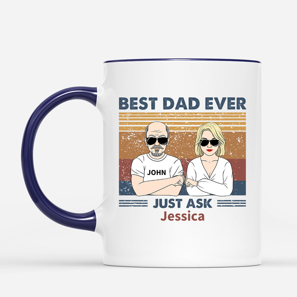 Personalized Best Dad Ever Mugs