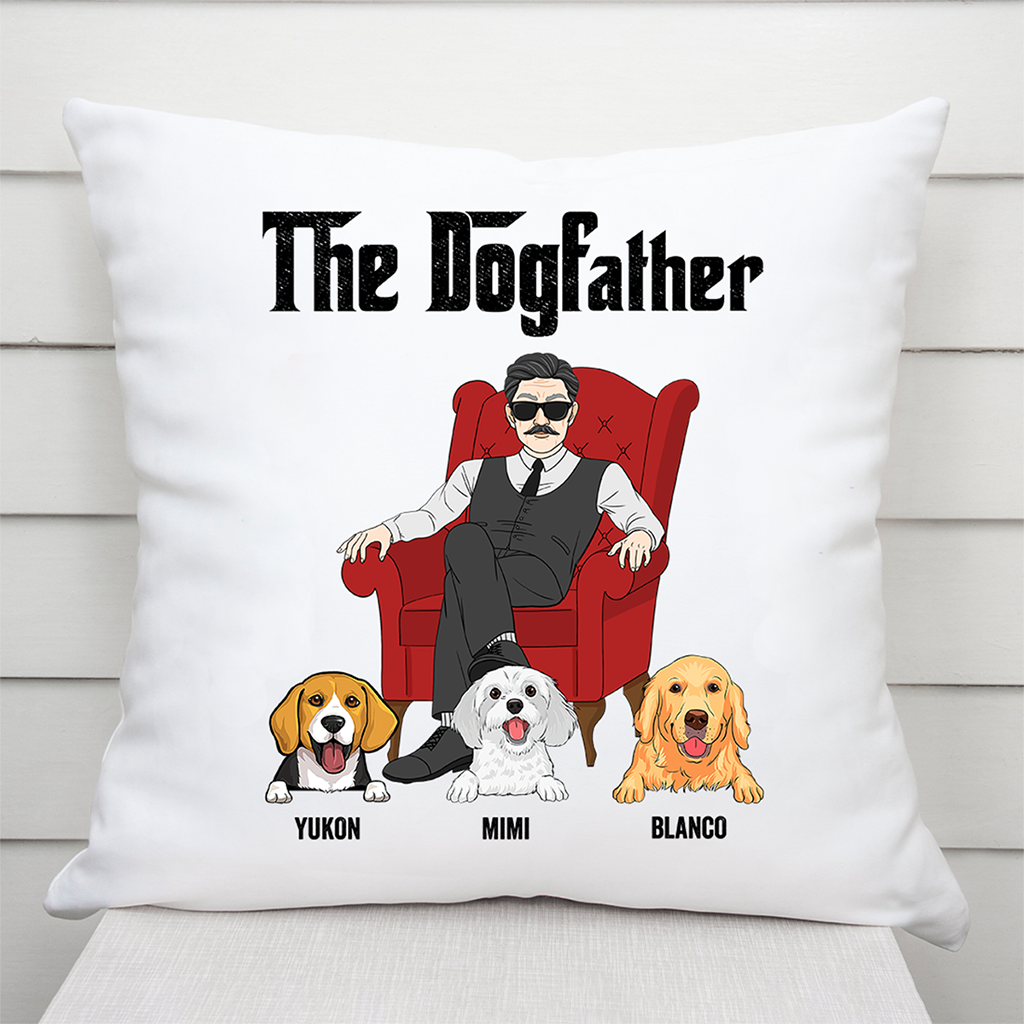 Personalized The Dogfather Pillow
