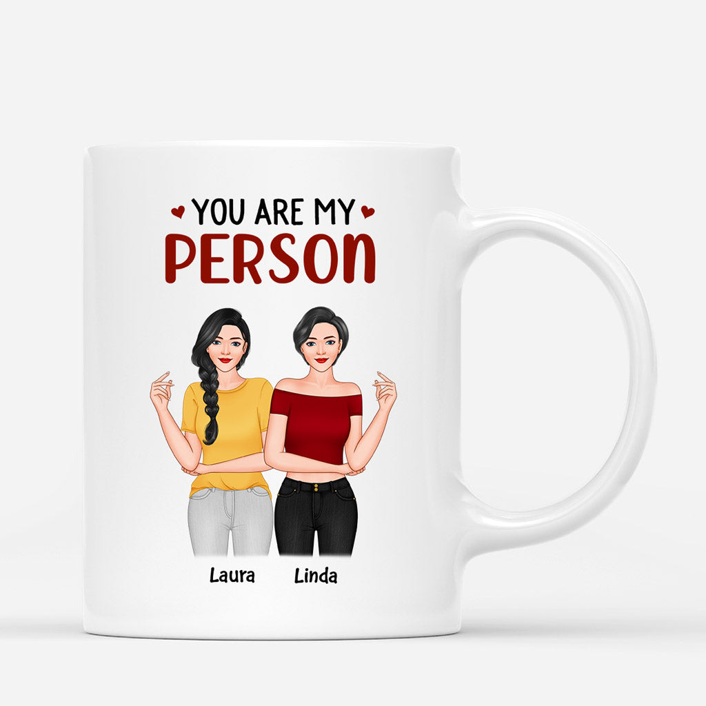 Personalized Bestie You Are My Person Mugs