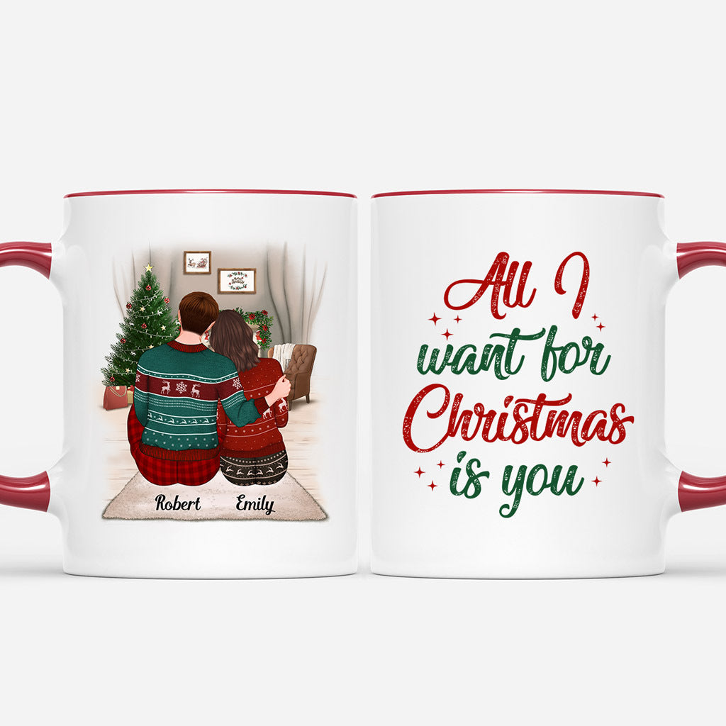 Personalized All I Want Is You Mug for Couples