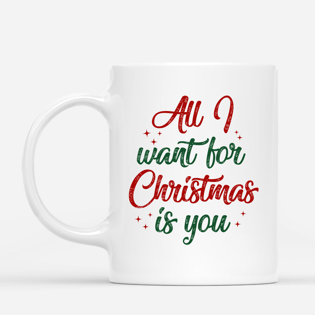 Personalized All I Want Is You Mug for Couples