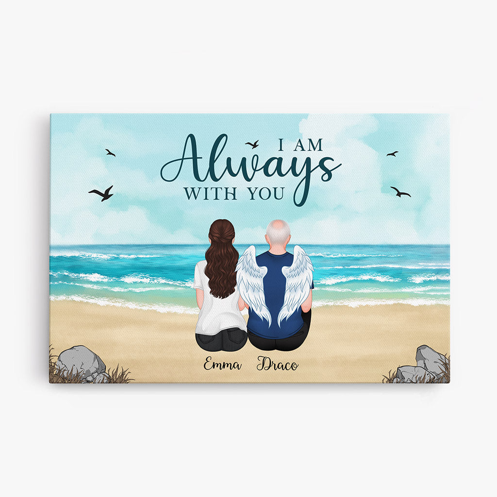 Always With You Canvas - Personalized In Memory Gifts For Family