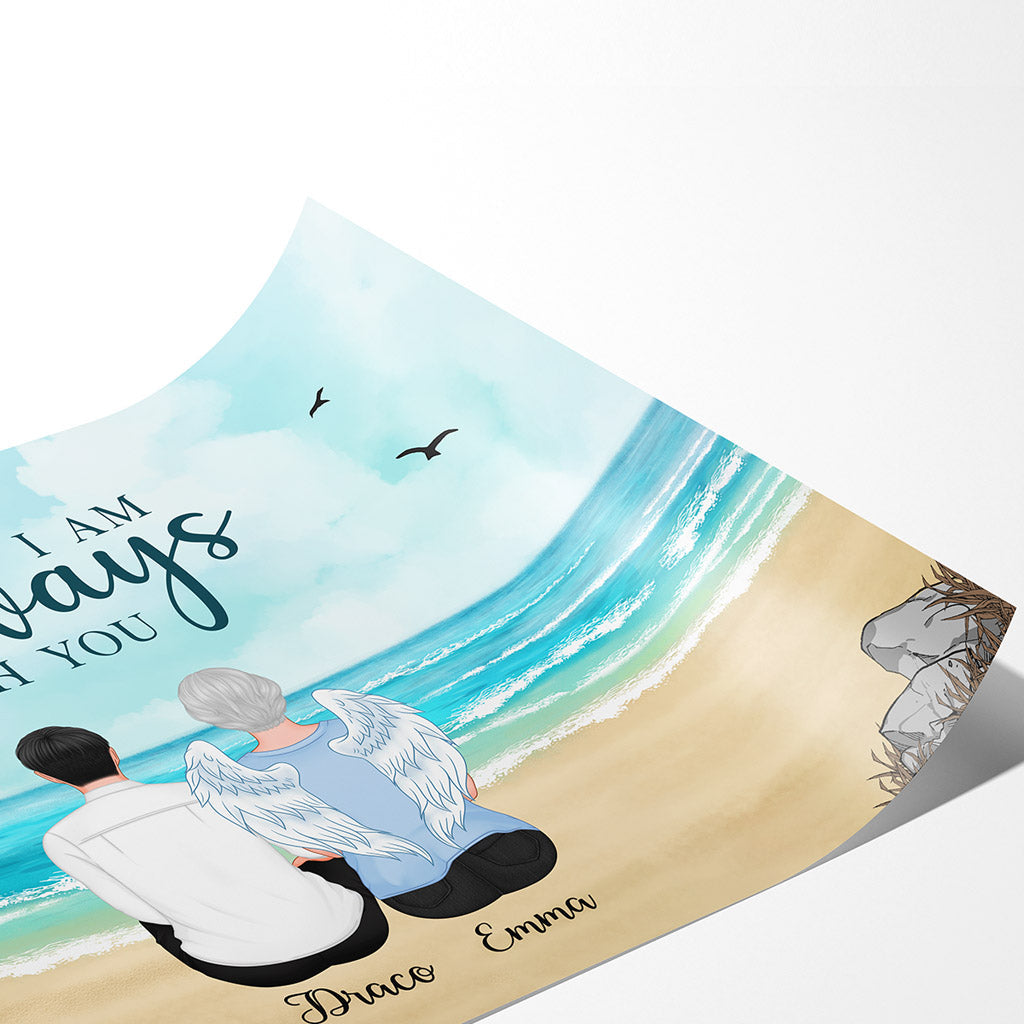 Im Always With You Poster - Personalized Memorial Gifts For Family