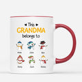 Personalized This Grandma Belongs To Grandma Mugs