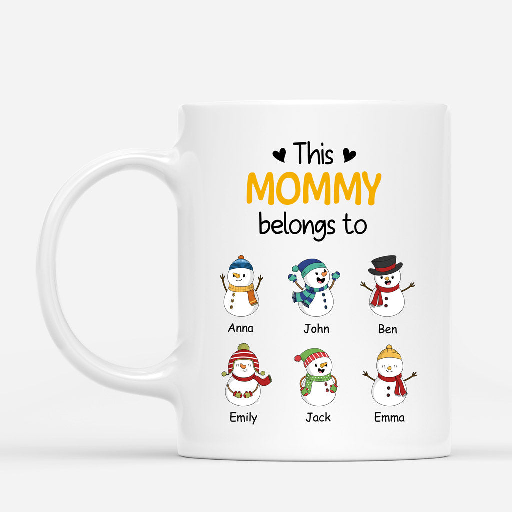 Personalized This Grandma Belongs To Grandma Mugs