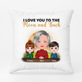 Personalized I Love You To The Moon And Back Pillows