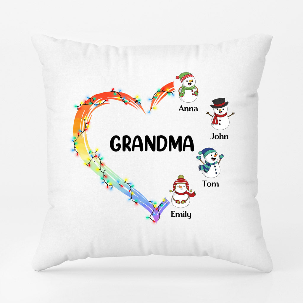 Personalized Moms Heart Pilows