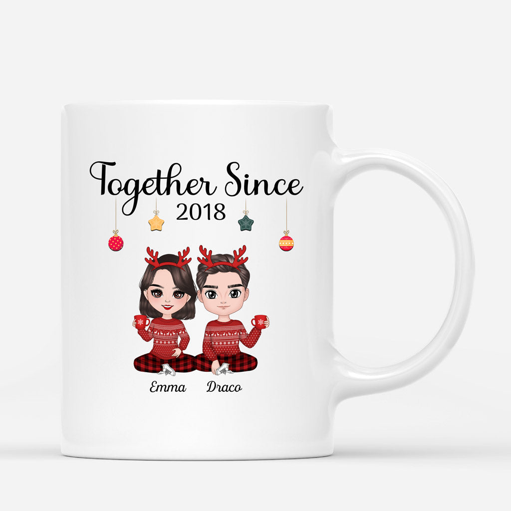 Personalized Christmas We've Been Together Since Mug