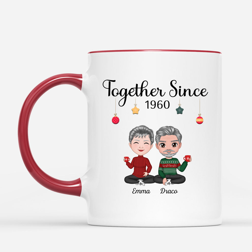 Personalized Christmas We've Been Together Since Mug