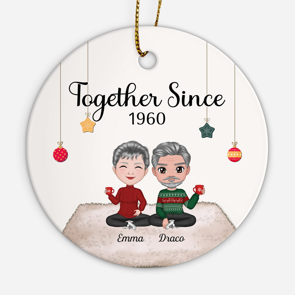 Personalized Together Since Ornaments
