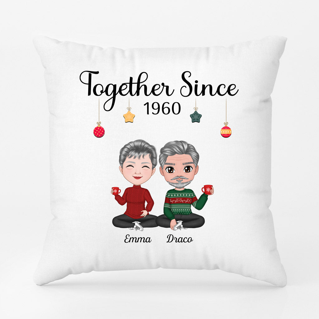 Personalized Christmas Always Been Together Since Pillow