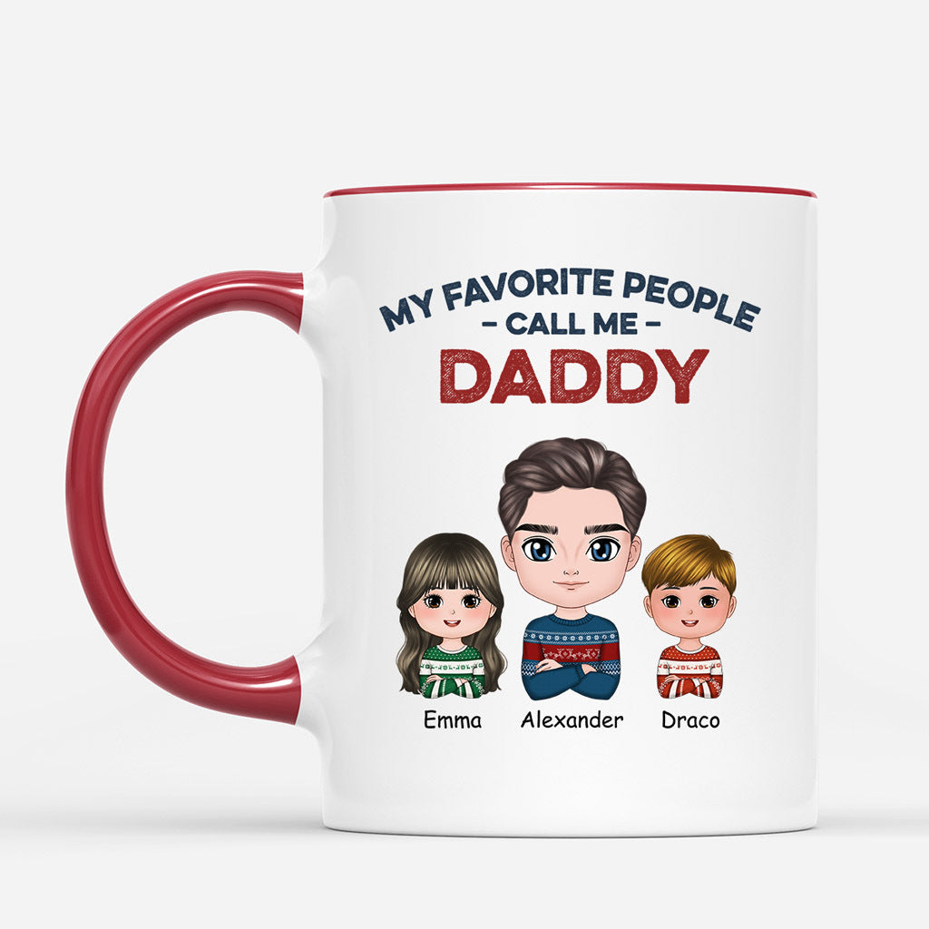 Personalized My Favorite People Call Me Mugs
