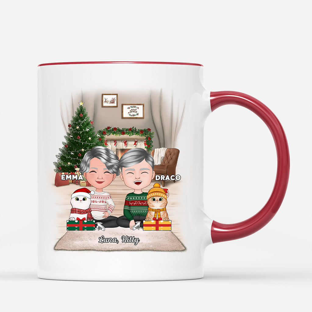 Life Is Better With Cats - Personalized Cat Mug for Couple