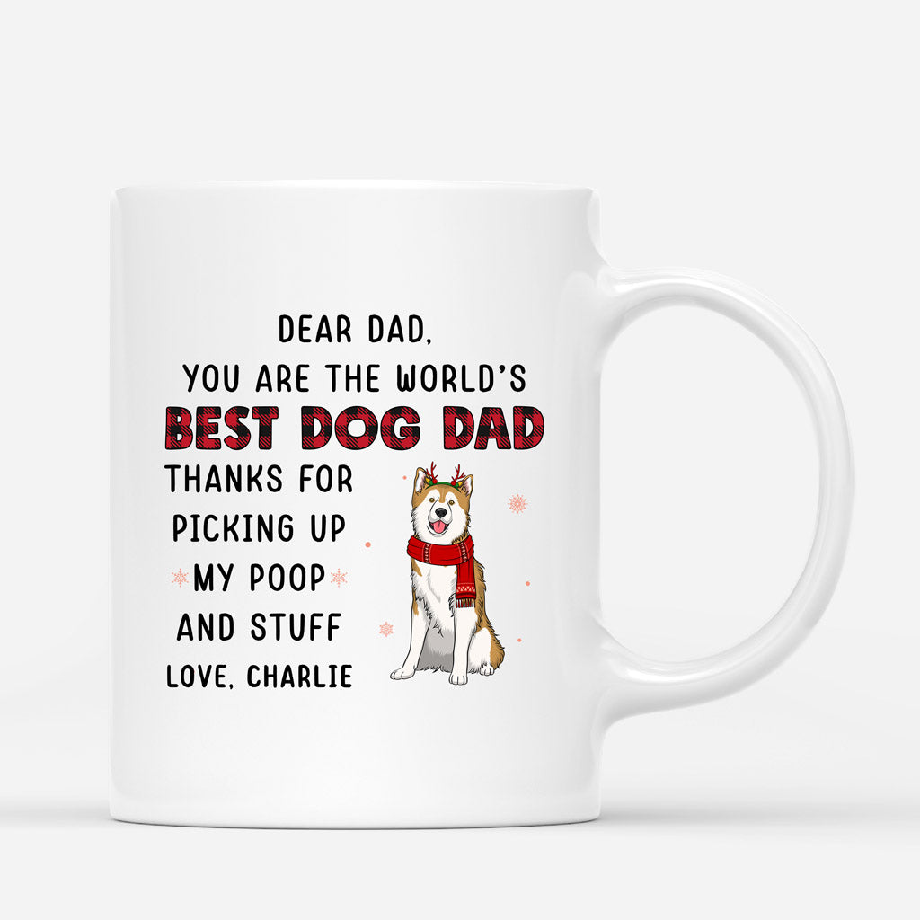 Best Dog Mom And Dog Dad Mugs - Personalized Dog Coffee Mug for Christmas