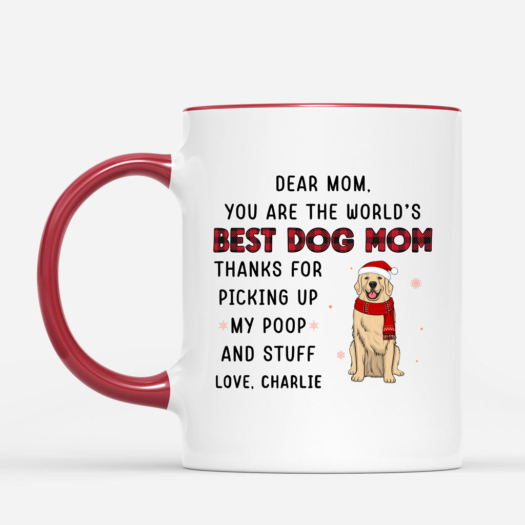 Best Dog Mom And Dog Dad Mugs - Personalized Dog Coffee Mug for Christmas