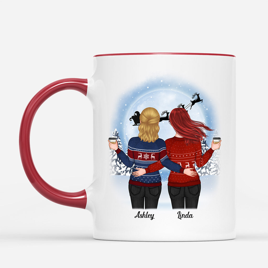 Personalized Sister Mugs - The Love Between Sisters Is Forever
