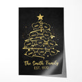 Xmas Family Tree Posters - Personalized Family Tree Gifts