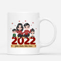 Winter Family On New Year Mug - Personalization Family Gifts