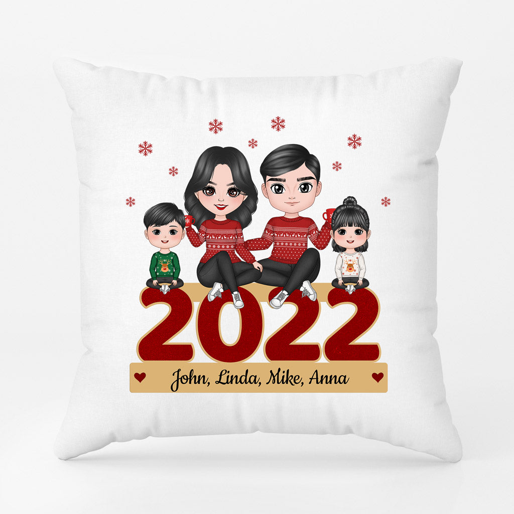 Xmas Family Pillows - Personalized Christmas Gifts For Family