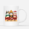 Meow Cat Cup - Personalized Xmas Gifts for Cat Lovers