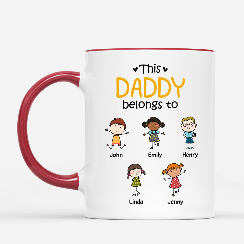 This Grandpa Belongs To - Cute Personalized Mug for Him
