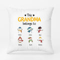 This Grandma Belongs To - Personalized Pillow - Gift for Grandma