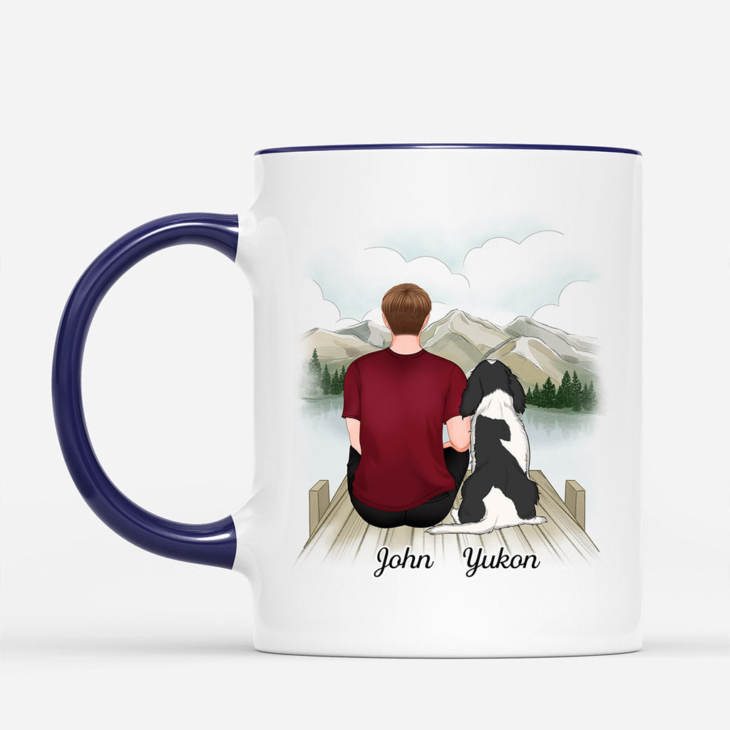 Once By My Side Forever In My Heart - Personalized Dog Mug - Pet Memorial Gifts for Dog Owners