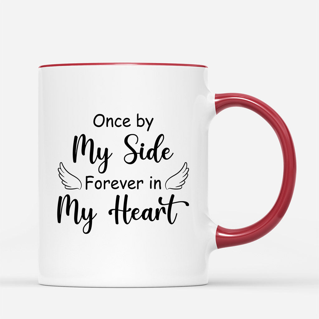 Once By My Side Forever In My Heart - Personalized Dog Mug - Pet Memorial Gifts for Dog Owners