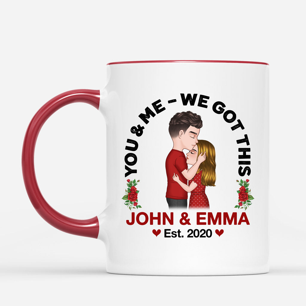 You Me We Got This - Personalized Couples Mug