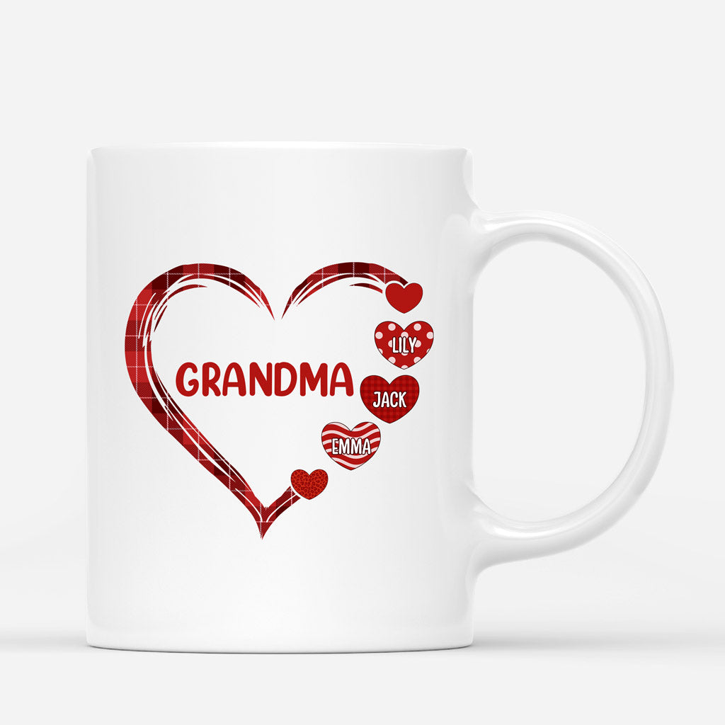 Personalized Grandmas Sweetheart Mugs