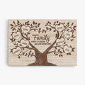 Heart Family Tree Canvas - Personal Family Tree Gifts