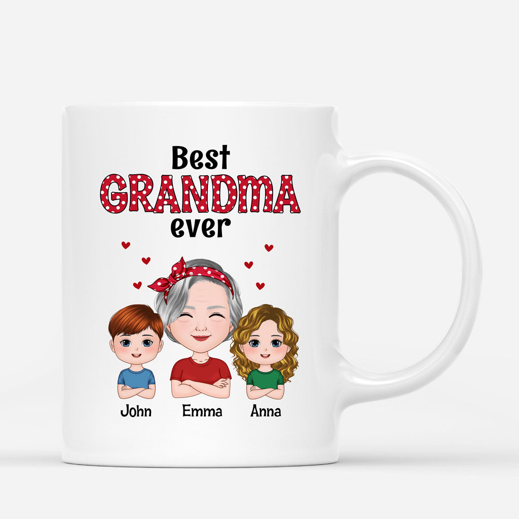 Personalized Best Grandma Mommy Ever Mugs