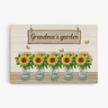 Personalized Grandmas Garden Canvas