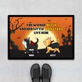 Personalized Wicked Witch And Monsters Door Mats