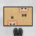 Personalized Hi Bye Door Mats