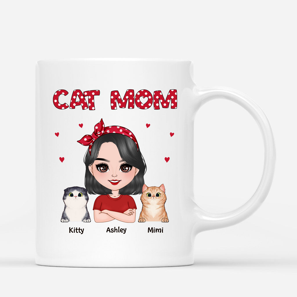 Personalized Cat Mom Mug - Personalized Cat Mom Gifts