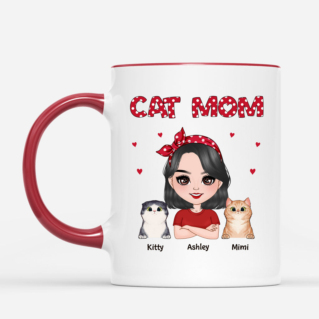Personalized Cat Mom Mug - Personalized Cat Mom Gifts