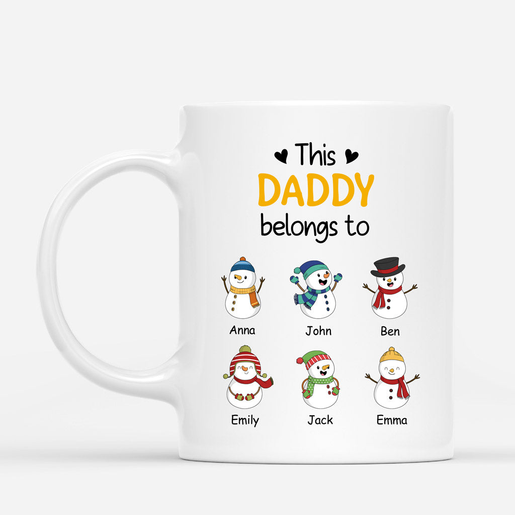 Personalized This Grandpa Belongs To Mugs