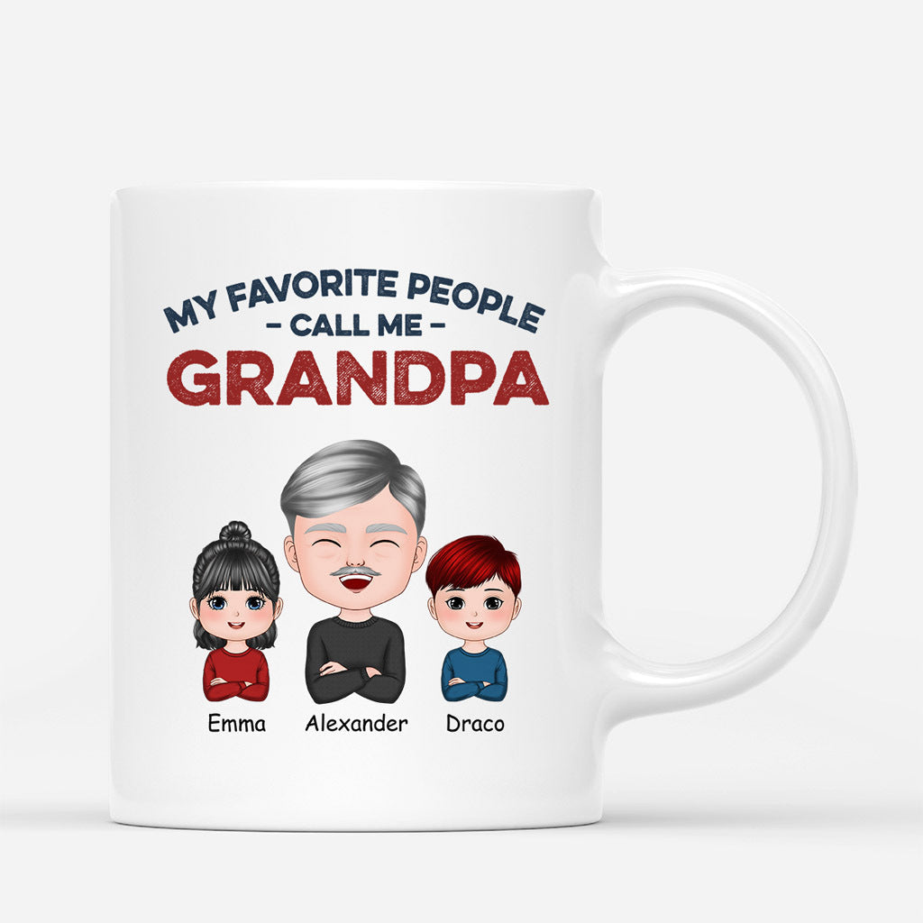Personalized My Favorite People Call Me Mugs