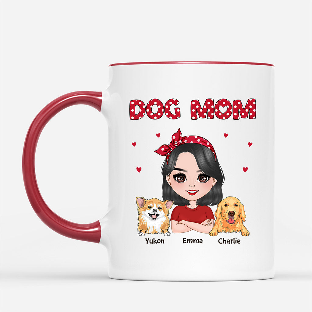 Dog Mom - Custom Coffee Mugs With Dog Pictures