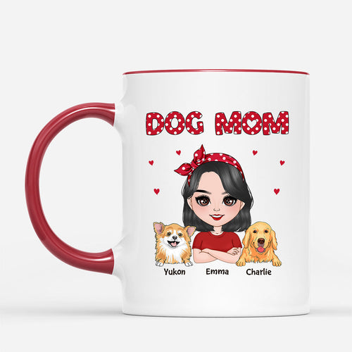 Dog Mom - Custom Coffee Mugs With Dog Pictures