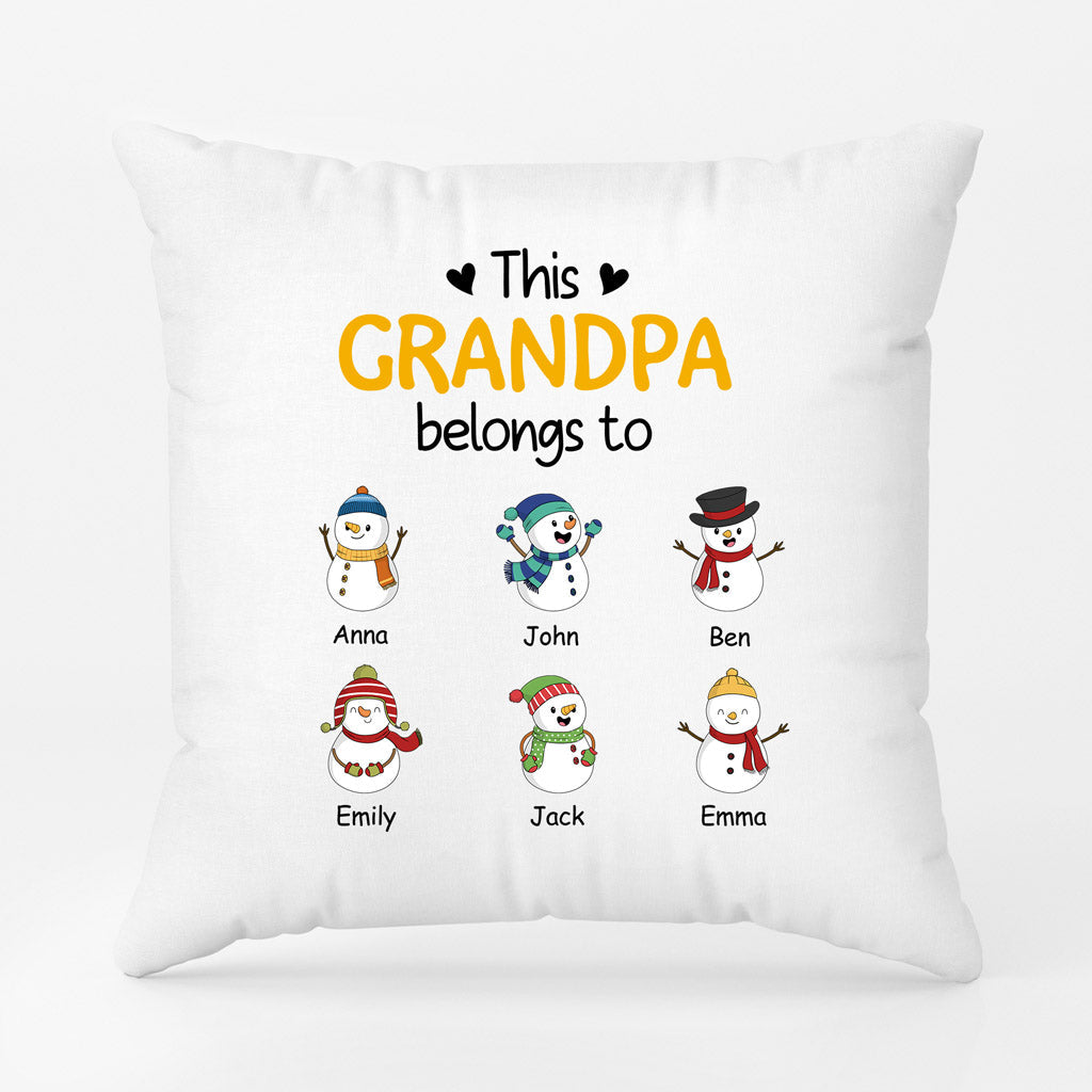 Personalized This Grandpa Belongs To Pillows