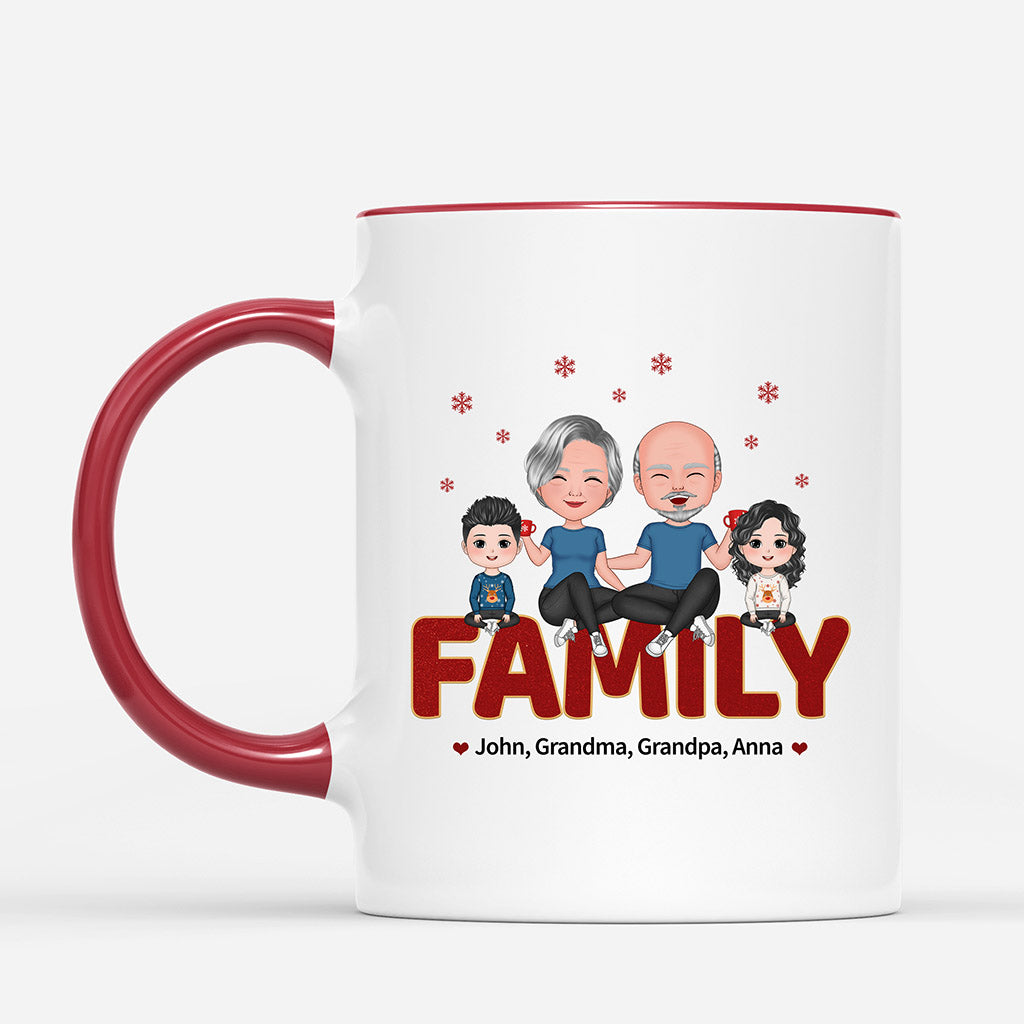 Family In Winter Mug - Personalized Christmas Gifts For Family