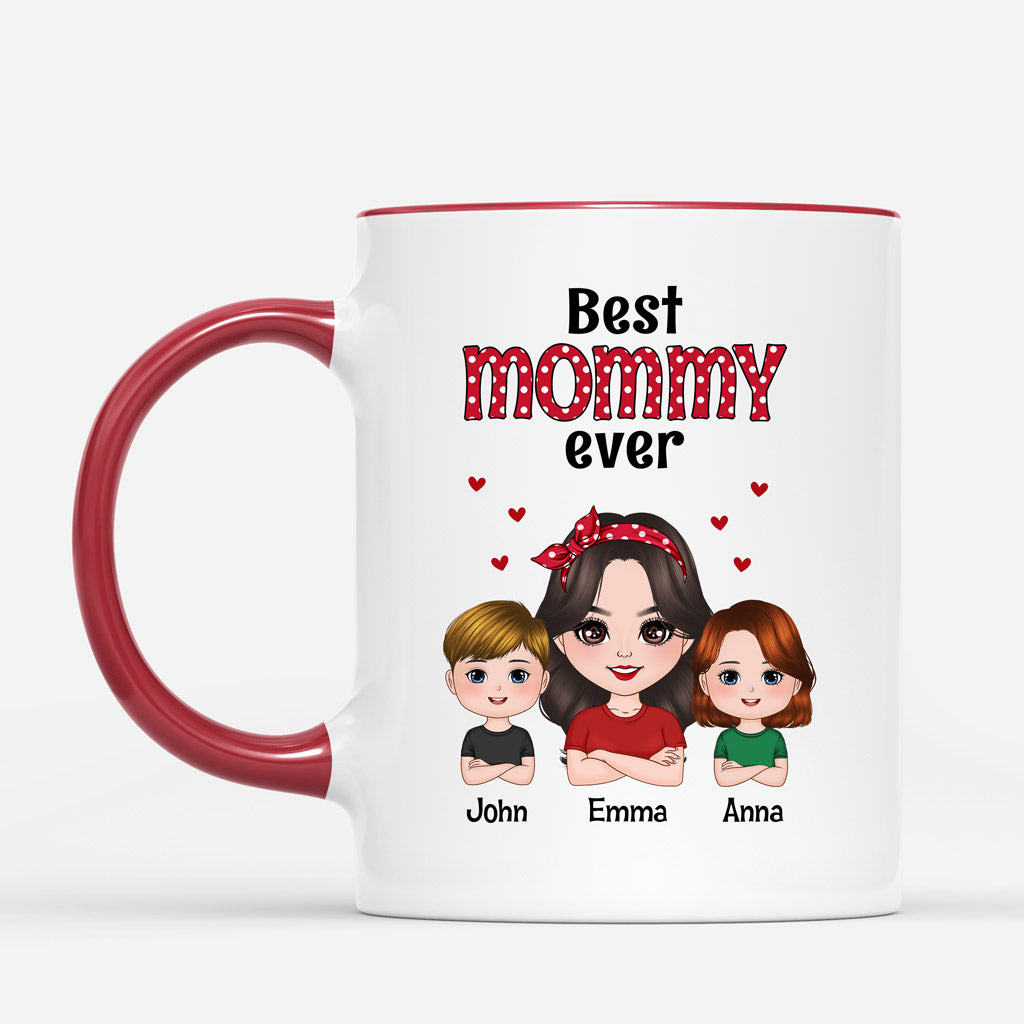 Personalized Best Grandma Mommy Ever Mugs