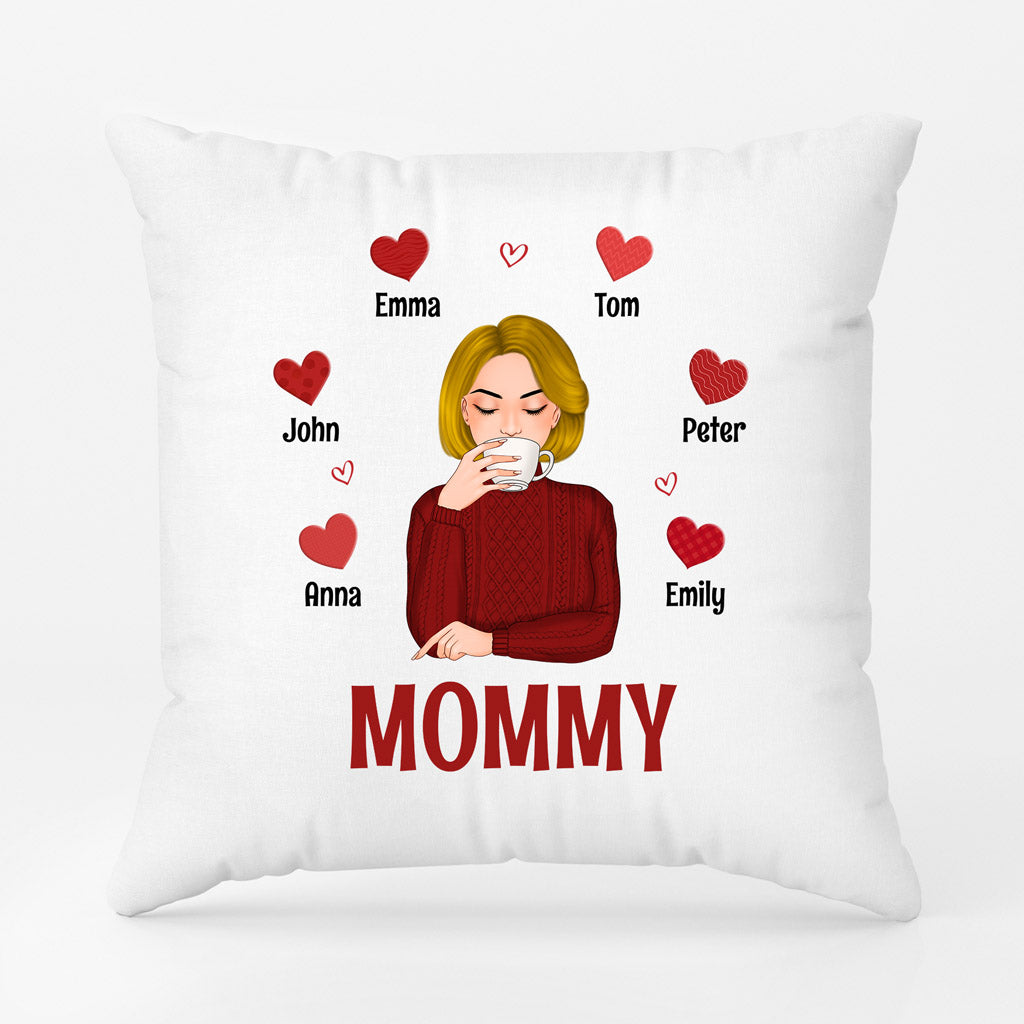 Mommy Grandma - Personalized Pillows - Gift for Mom and Grandma