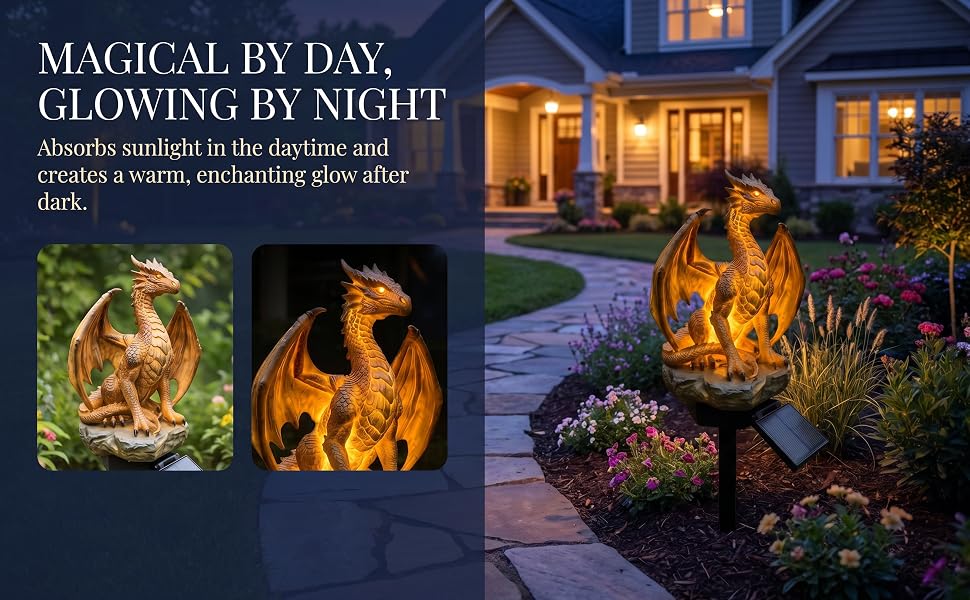 🐉 Amethyst Crystal Dragon✨️Solar Dragon Crystal Garden Light