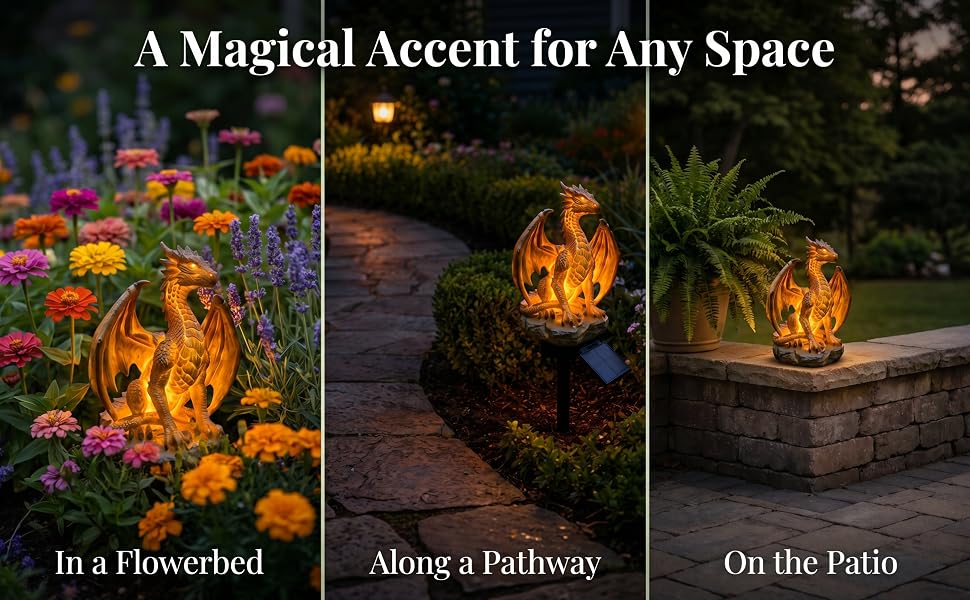 🐉 Amethyst Crystal Dragon✨️Solar Dragon Crystal Garden Light