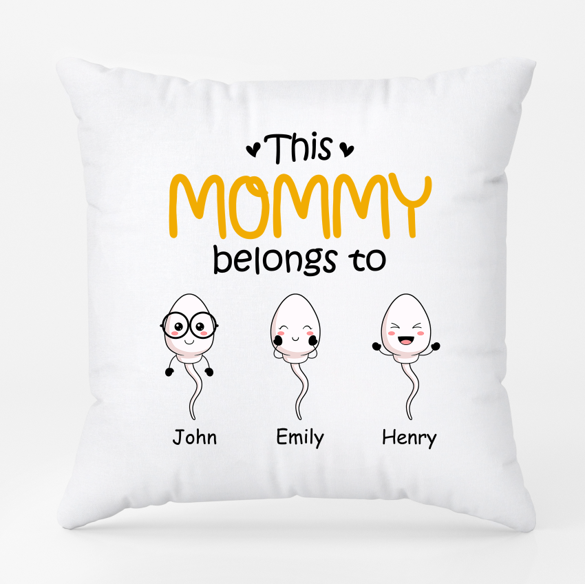 Personalized This Perfect Grandma Mommy Belongs To Pillow