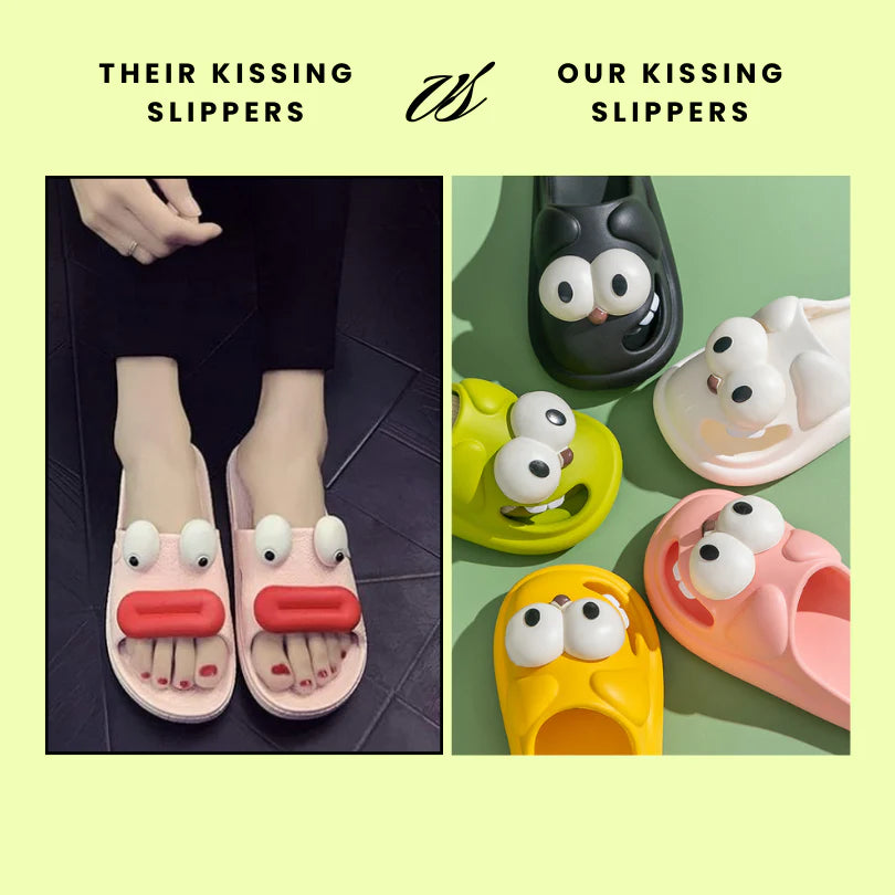 SoleMates Kissing Slippers